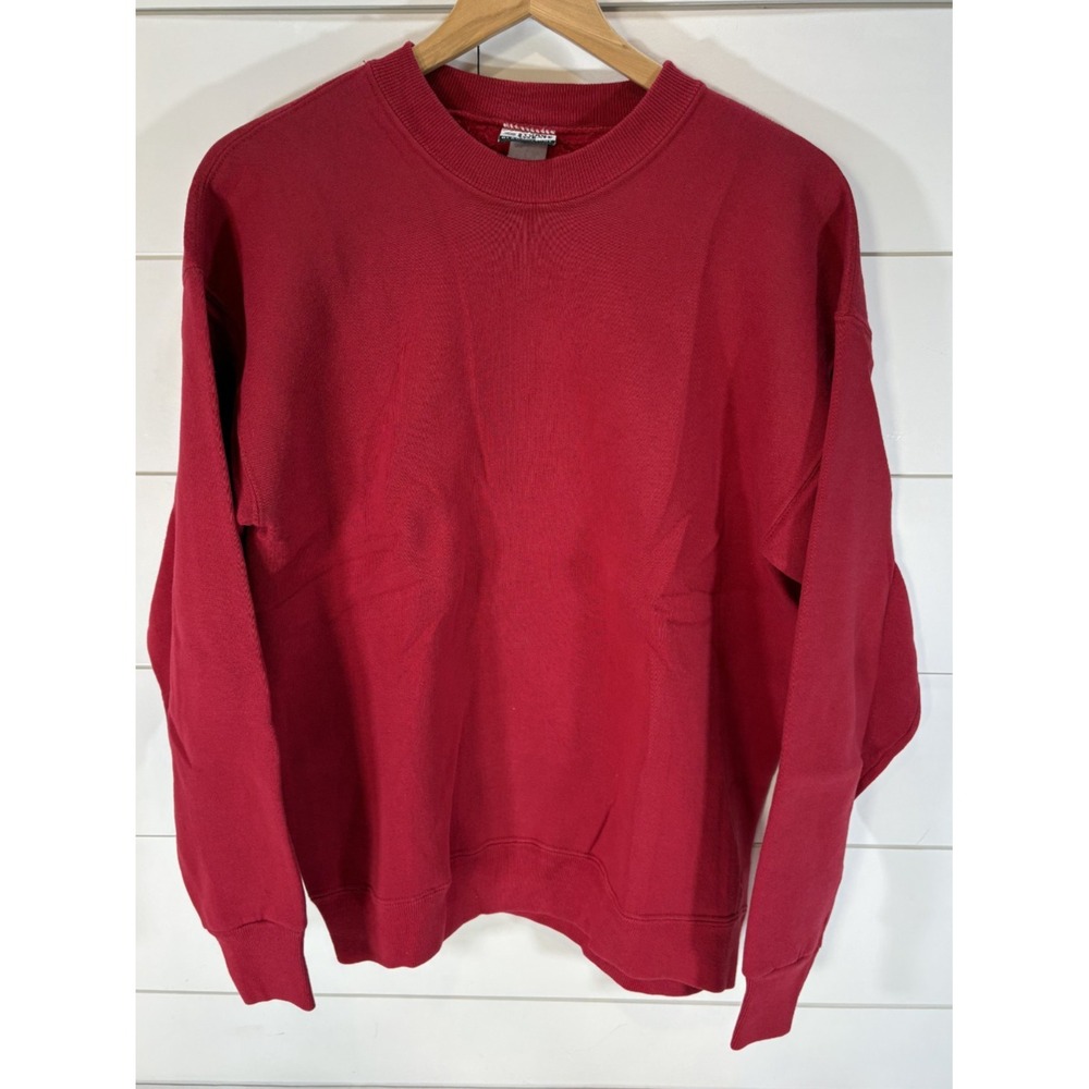 Vintage Lee Sturdy Sweats Red Sweatshirt Mens Size Medium M Heavyweight Crewneck